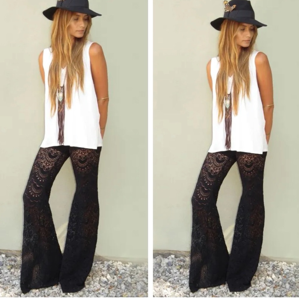 Nightcap Spanish Lace Bell Bottoms